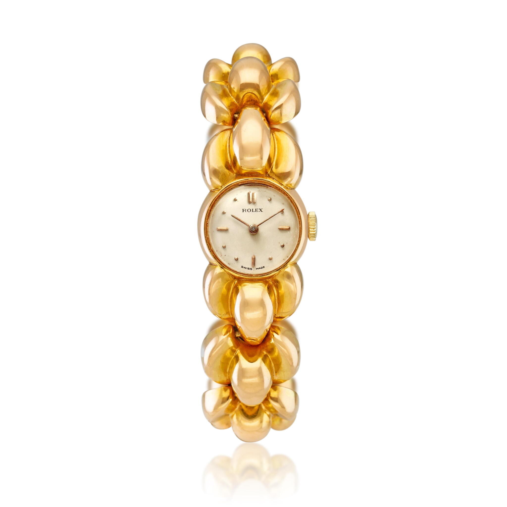 (Reference 4491). A rose gold manual wind bracelet watch. Circa 1959 — view 1