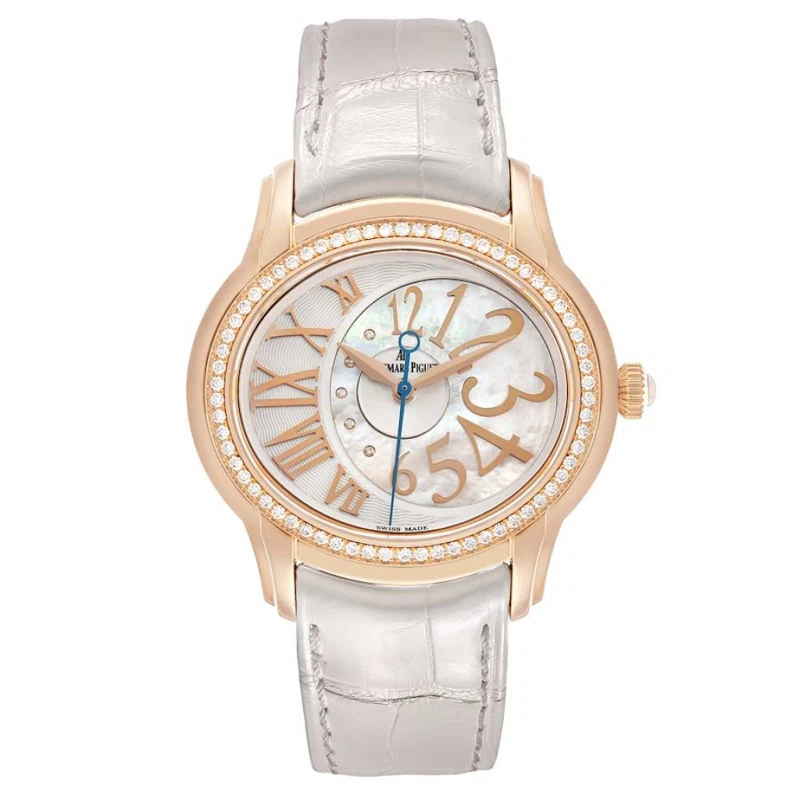 Millenary (Reference 77301OR). A 35.5mm rose gold diamond-set automatic wristwatch.