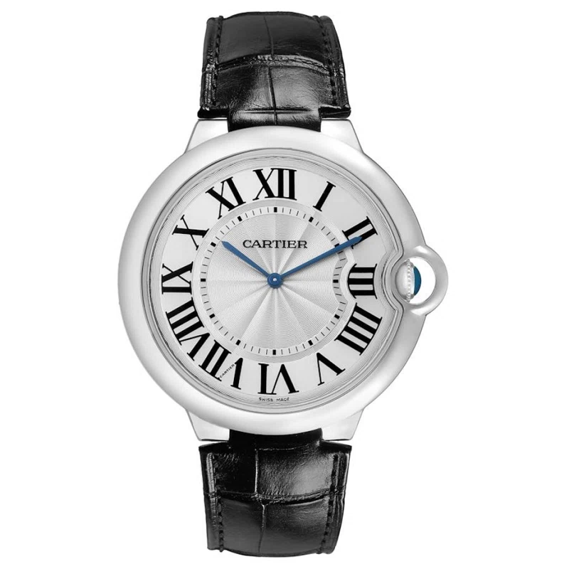 Ballon Bleu XL (المرجع W6920055). ساعة يد من الذهب الأبيض بقطر 46mm، بحركة ميكانيكية ذات تعبئة يدوية.