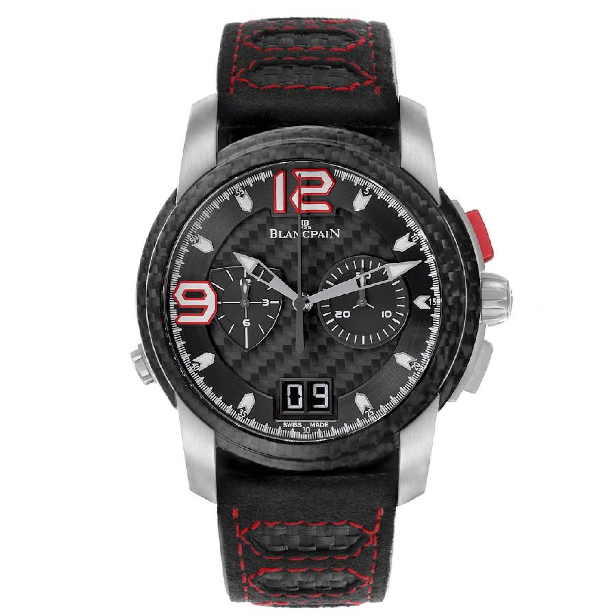 L-Evolution (Reference 8886F-1503-52B). A 43mm white gold automatic wristwatch with date and flyback chronograph. — view 1
