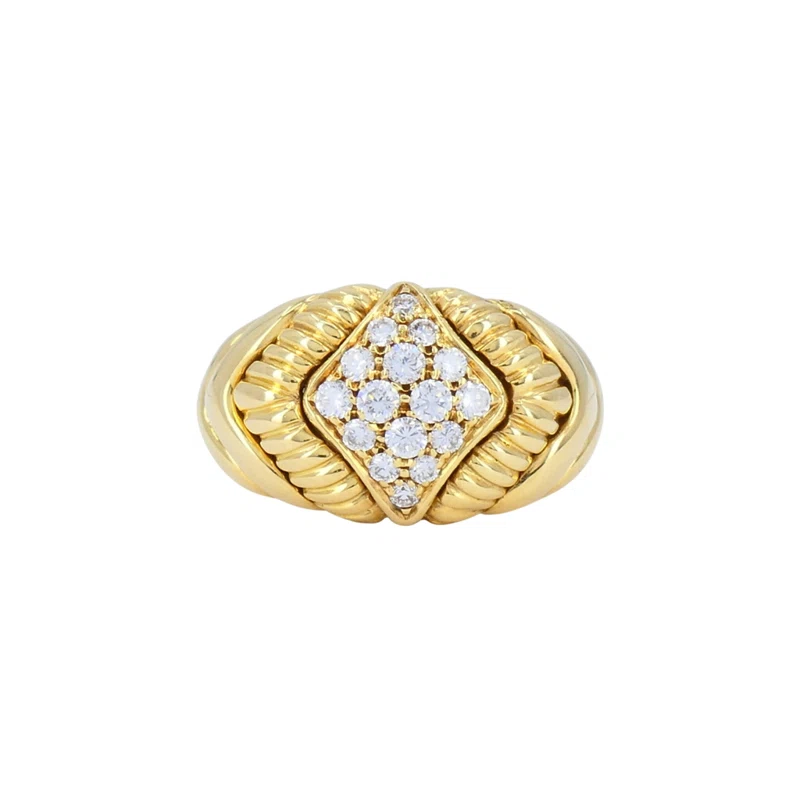Gold and Diamond Ring 