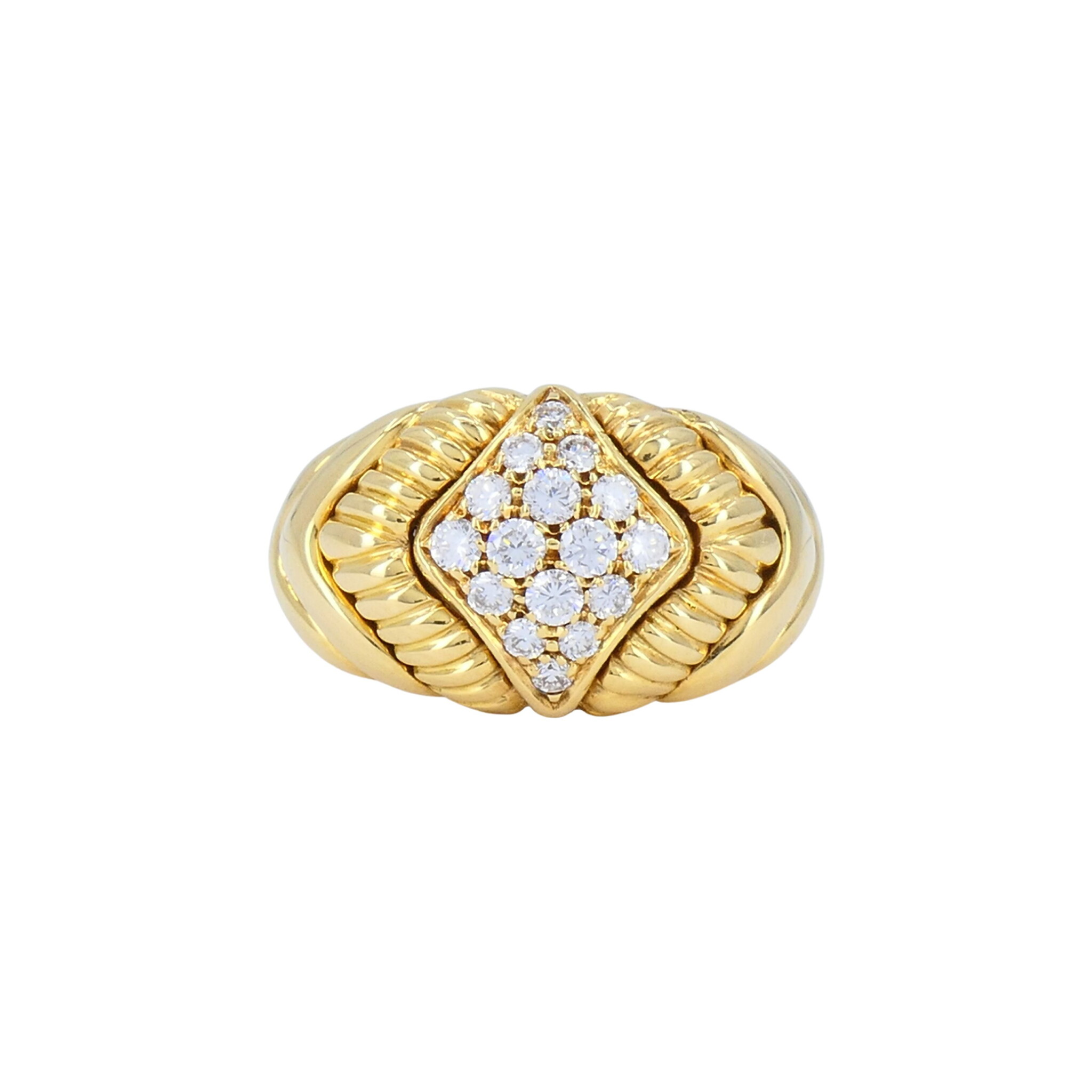 Gold and Diamond Ring  — view 1