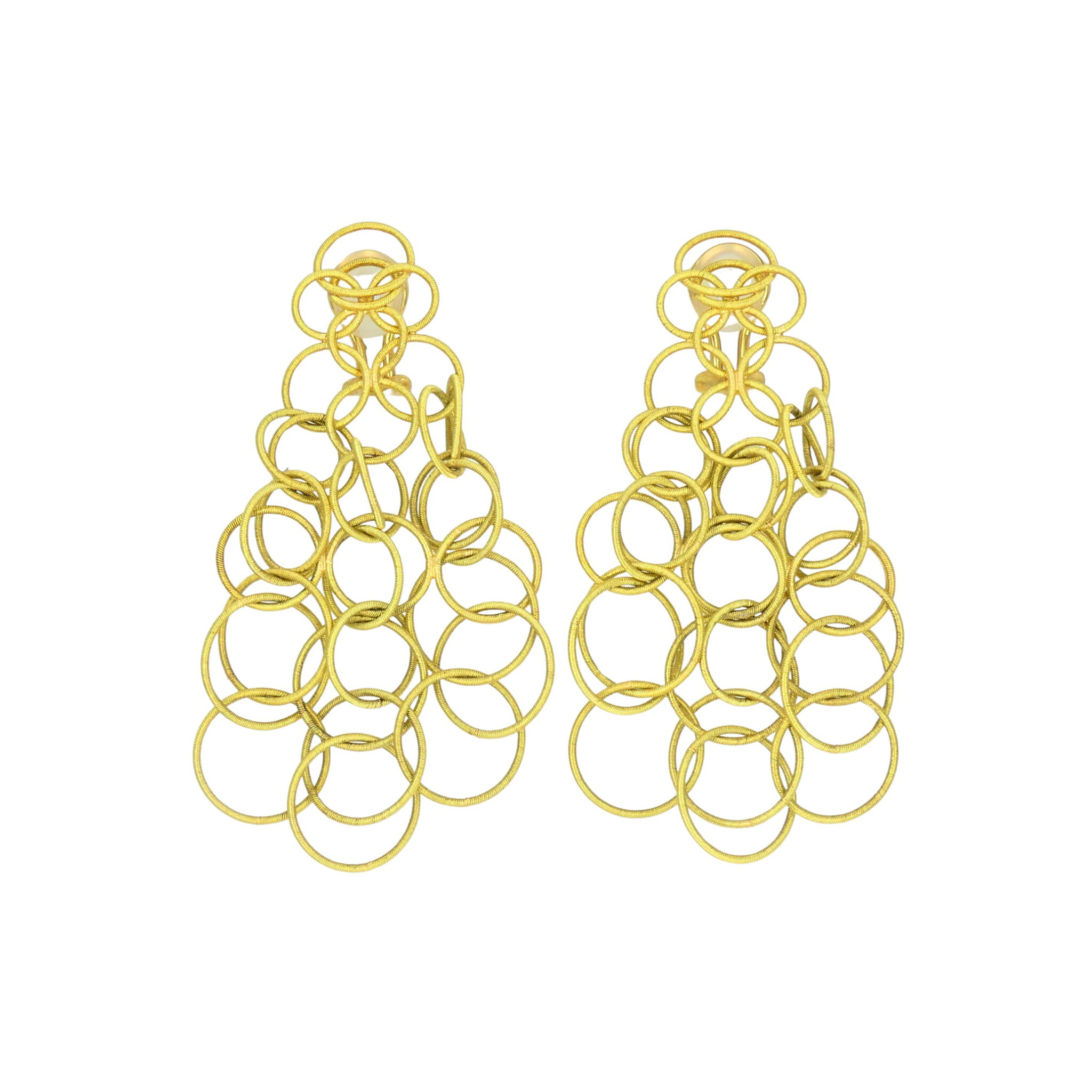 Gold Hawaii Earclips — view 1
