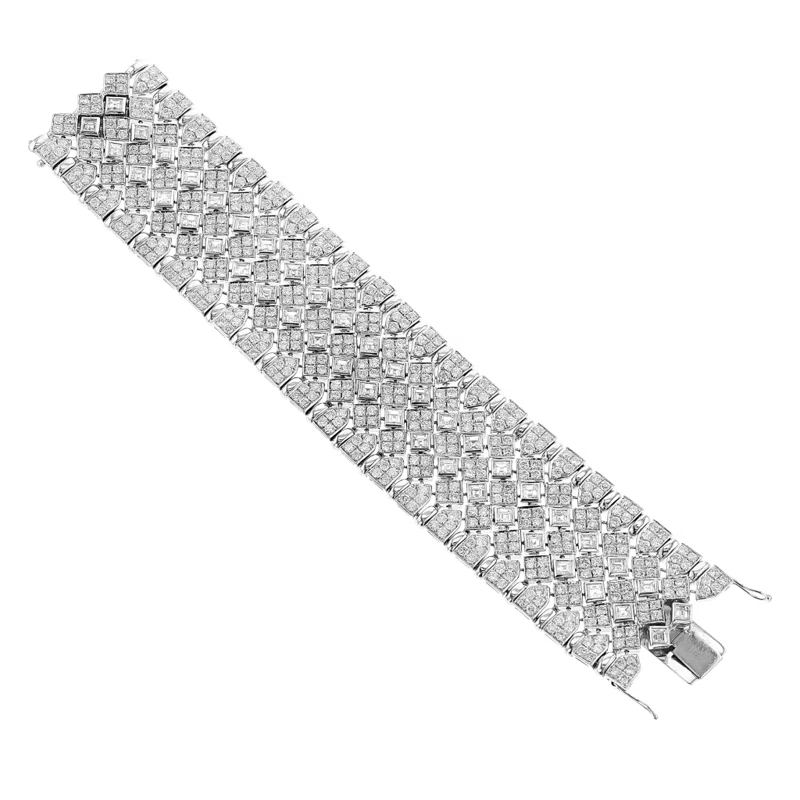 White Gold and Diamond Bracelet 