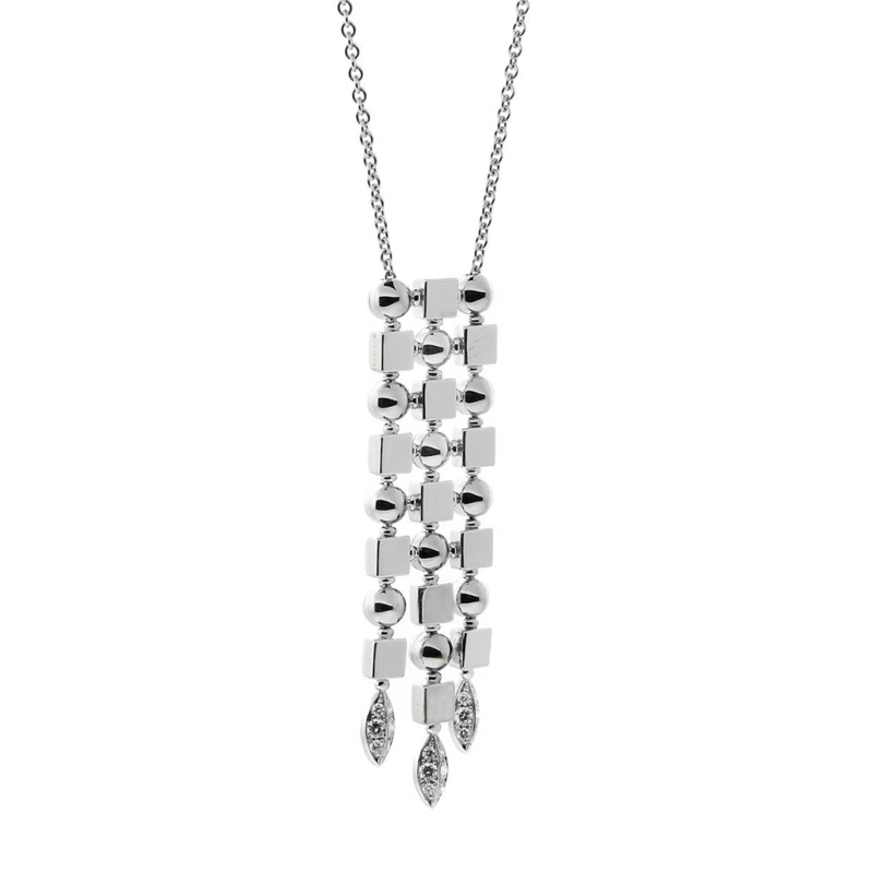 White Gold and Diamond Lucea Necklace
