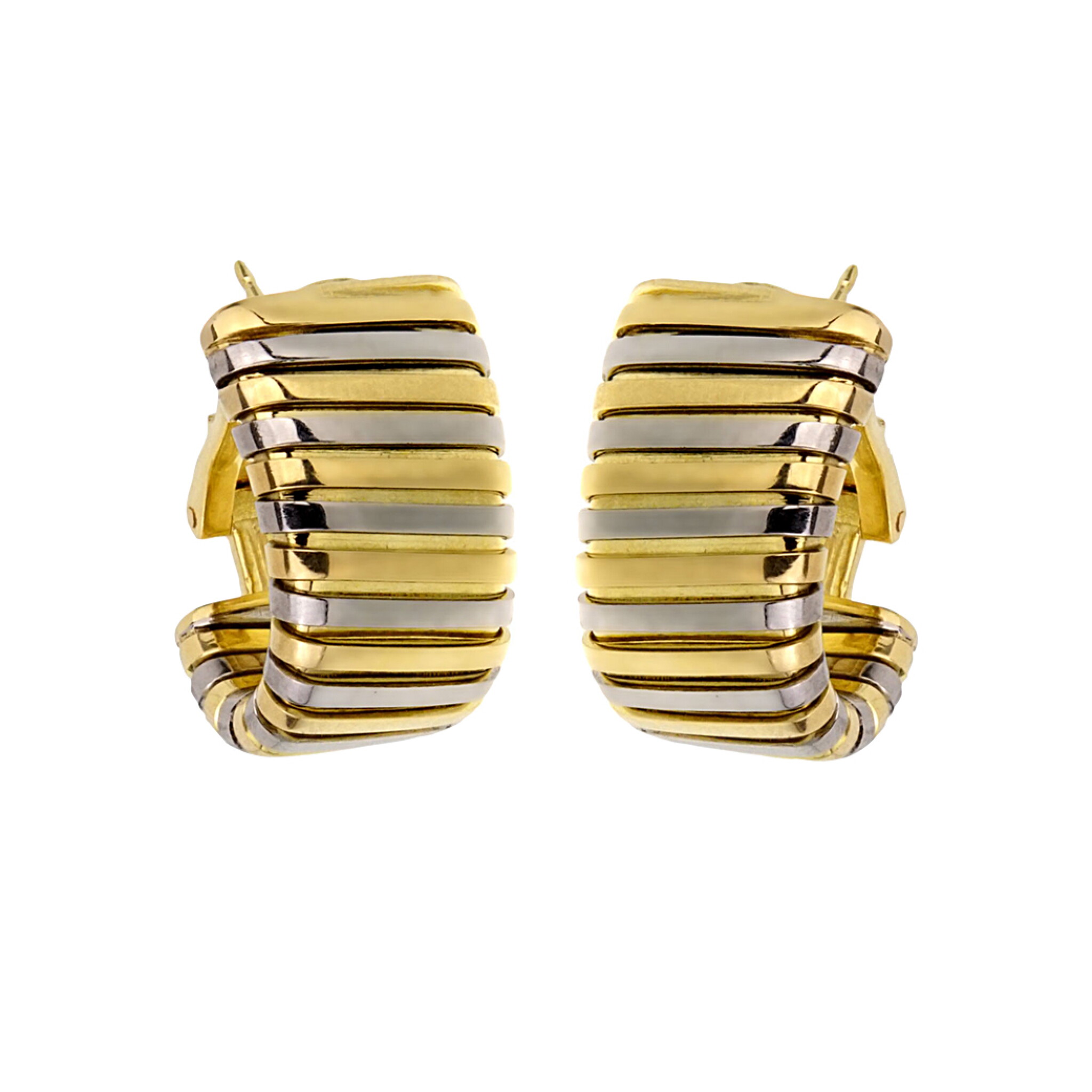 Gold Tubogas Earrings — view 1