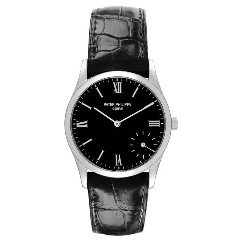 Calatrava (Reference 5026P-001). A 33mm platinum automatic wristwatch. 2000