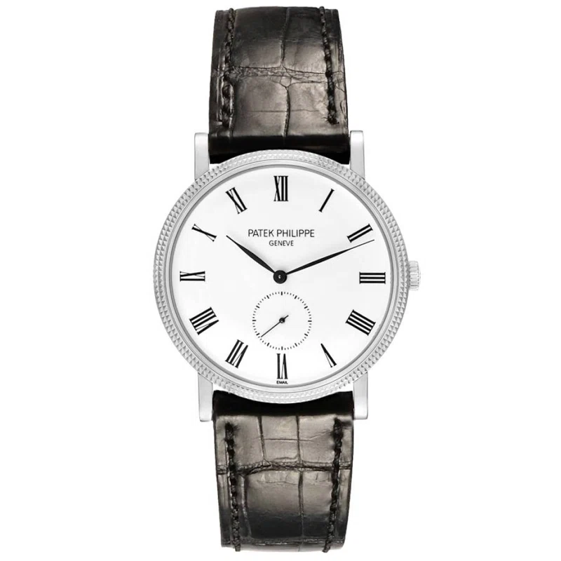 Calatrava (Reference 5116G). A 36mm white gold manual wind wristwatch.