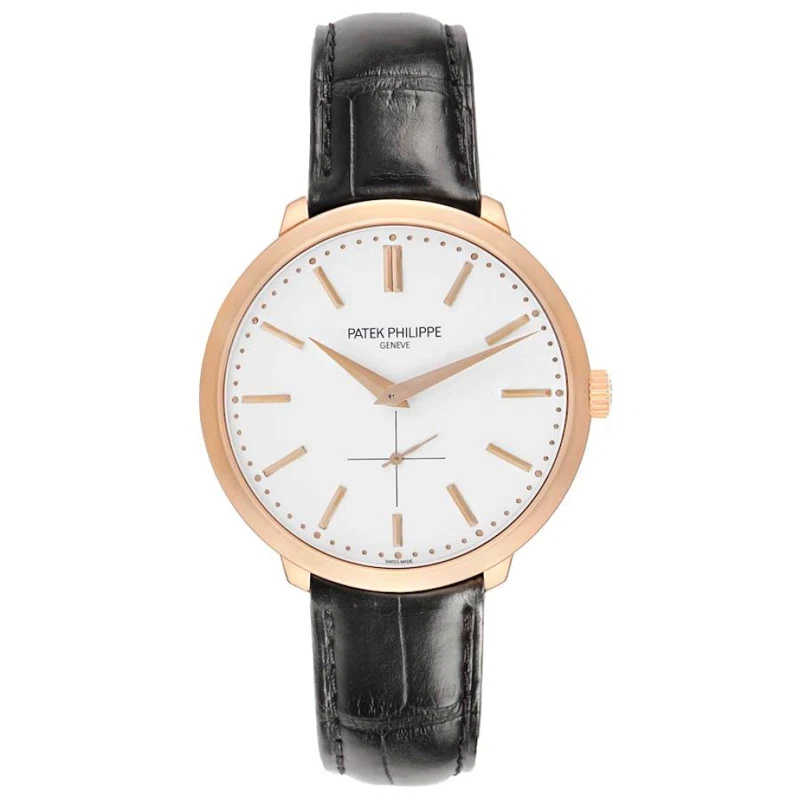 Calatrava (Reference 5123R-001). A 38mm rose gold manual wind wristwatch. 2013