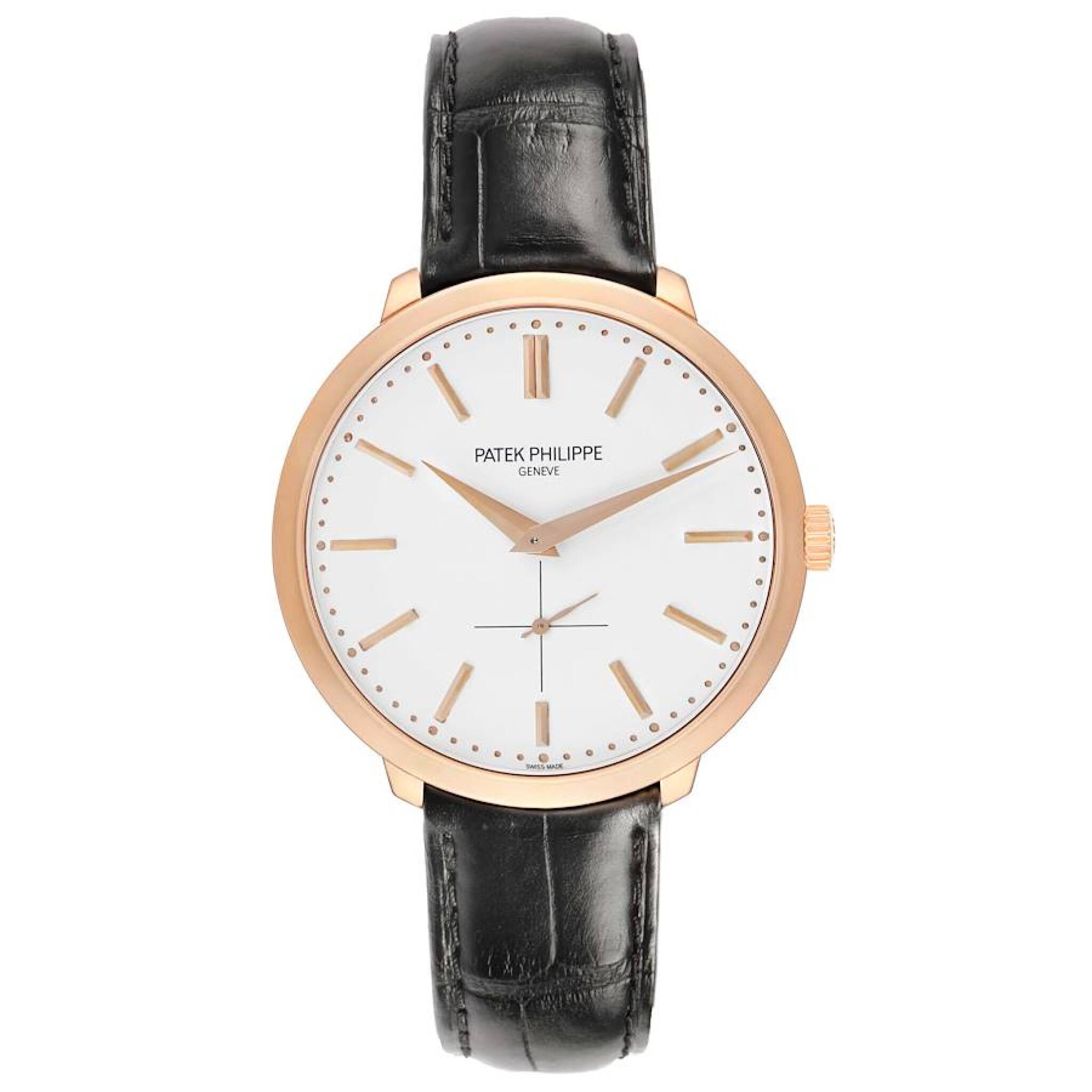 Calatrava (Reference 5123R-001). A 38mm rose gold manual wind wristwatch. 2013 — view 1