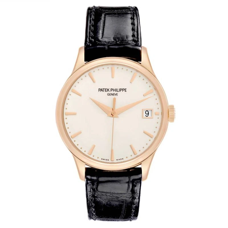 Calatrava (Reference 5227R-001). A 38mm rose gold automatic wristwatch with date. 2014