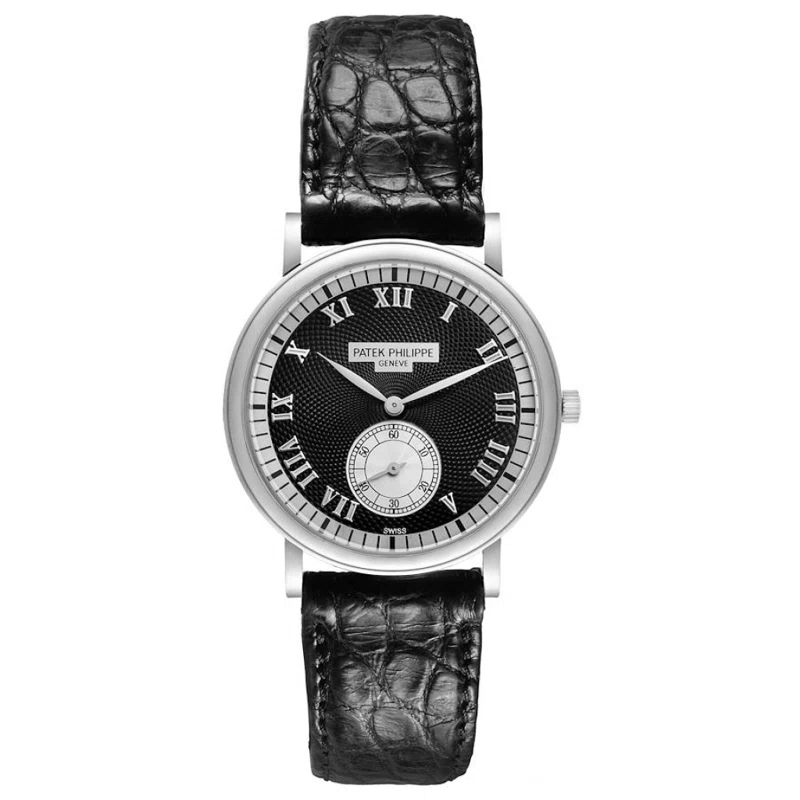 Calatrava (Reference 5022G). A 33mm white gold manual wind wristwatch.