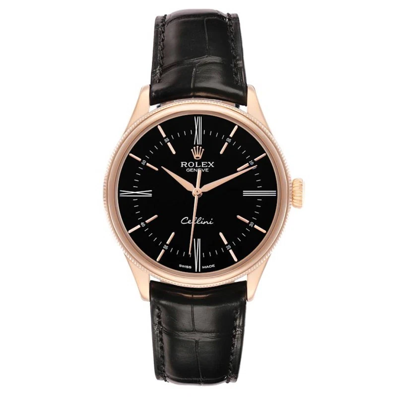 Cellini (Reference 50505). A 39mm rose gold automatic wristwatch. 2015