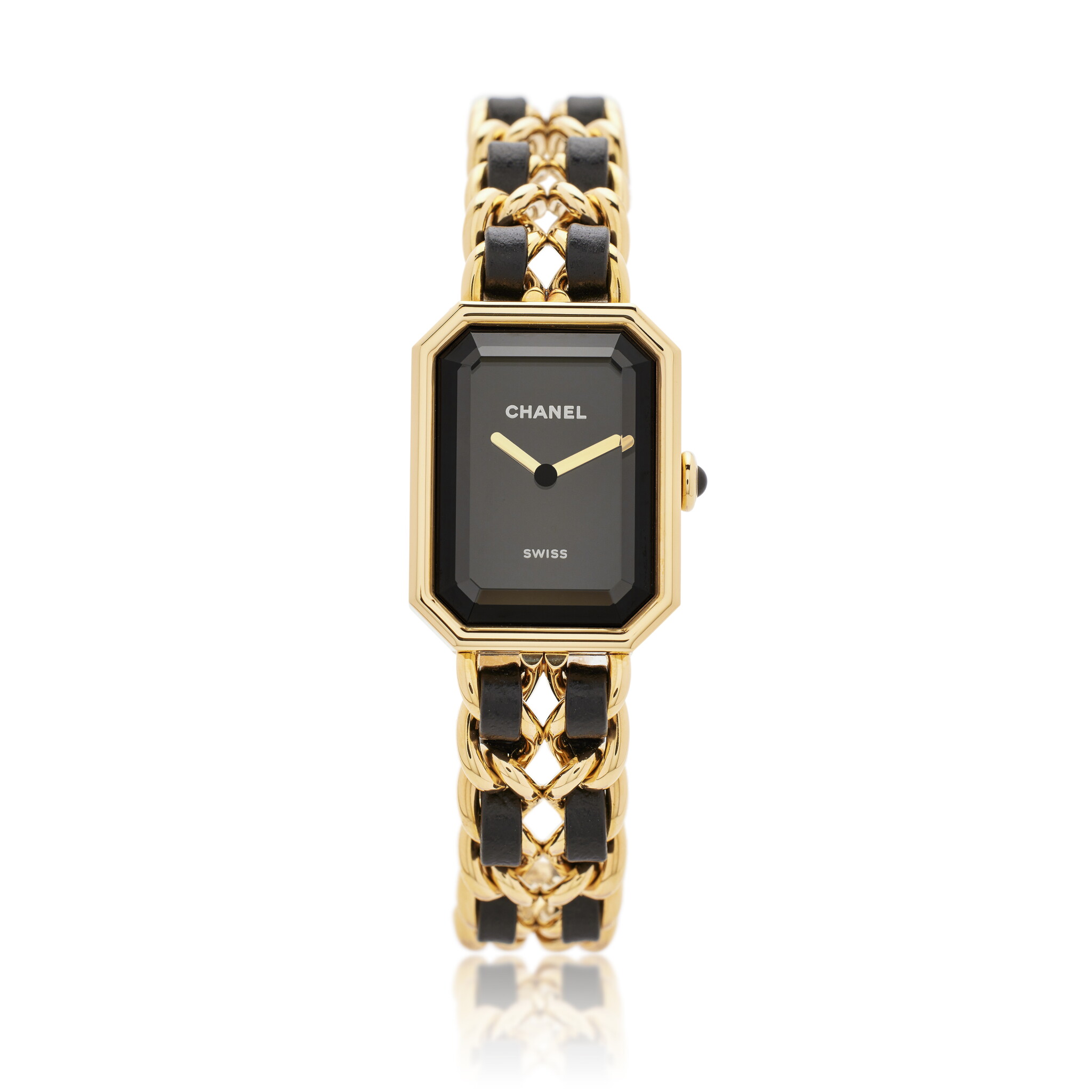 Première (Reference H6951). A 26mm yellow gold plated steel quartz wristwatch. 2022 — view 1