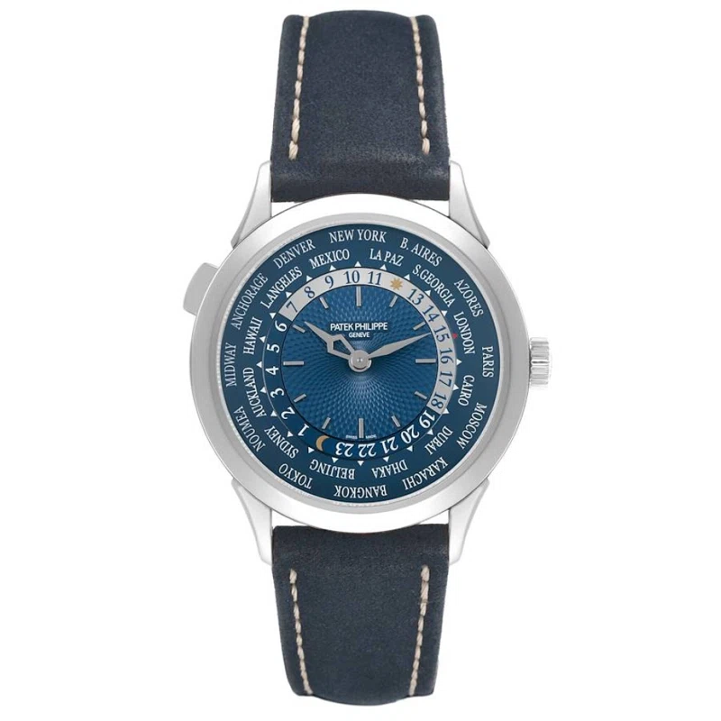 Complications (Reference 5230P-001). A 38.5mm platinum automatic wristwatch with world time. 2024