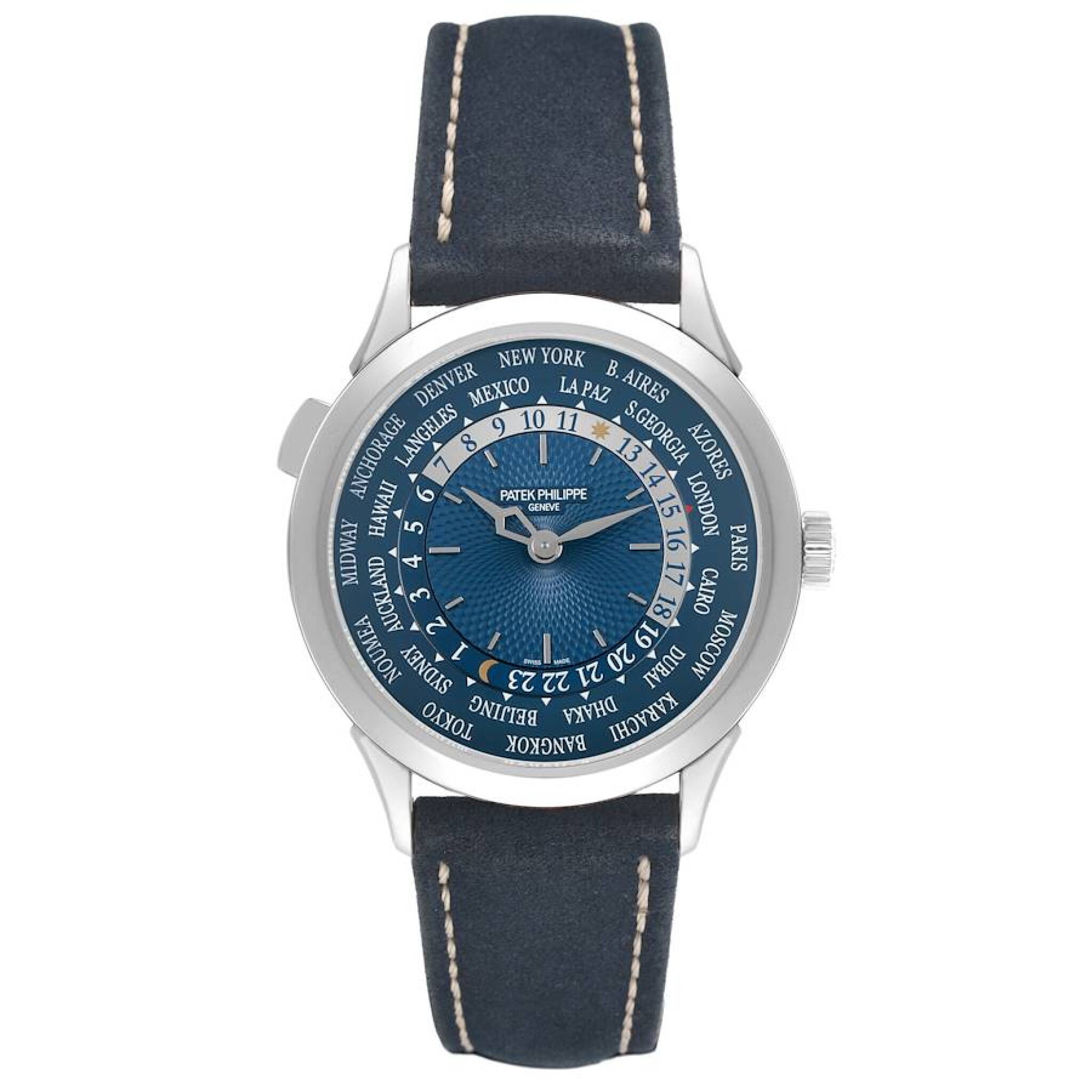 Complications (Reference 5230P-001). A 38.5mm platinum automatic wristwatch with world time. 2024 — view 1