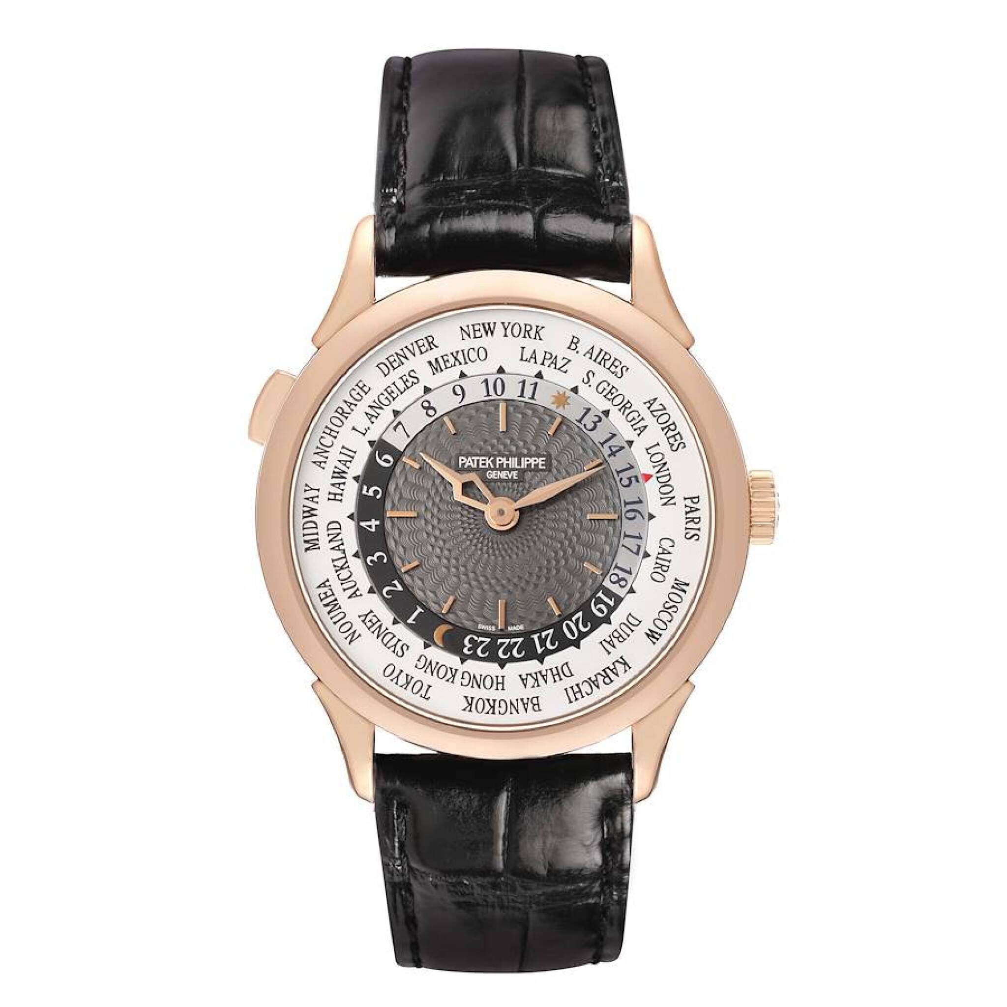 Complications (Reference 5230R-001). A 38.5mm rose gold automatic with world time. 2019 — view 1