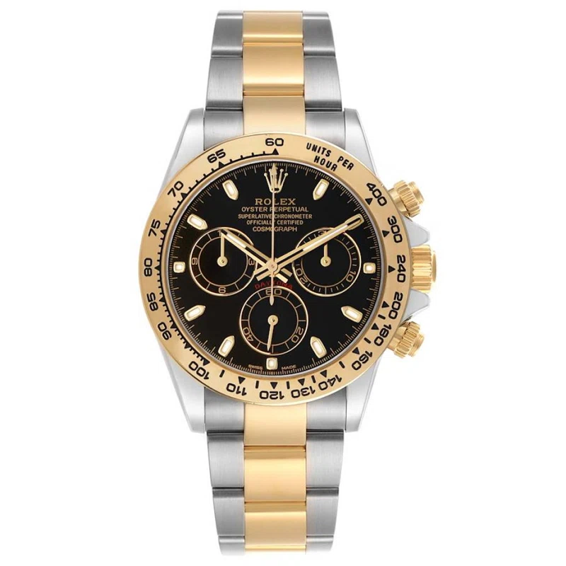 Cosmograph Daytona (Reference 116503). A 40mm yellow gold stainless steel automatic wristwatch with chronograph. 2019