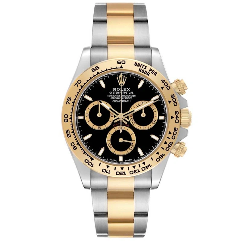 Cosmograph Daytona (Reference 126503). A 40mm yellow gold stainless steel automatic wristwatch with chronograph. 2024