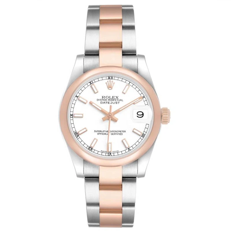 Datejust (Reference 178241). A 31mm rose gold stainless steel automatic wristwatch with date. 2009-2010