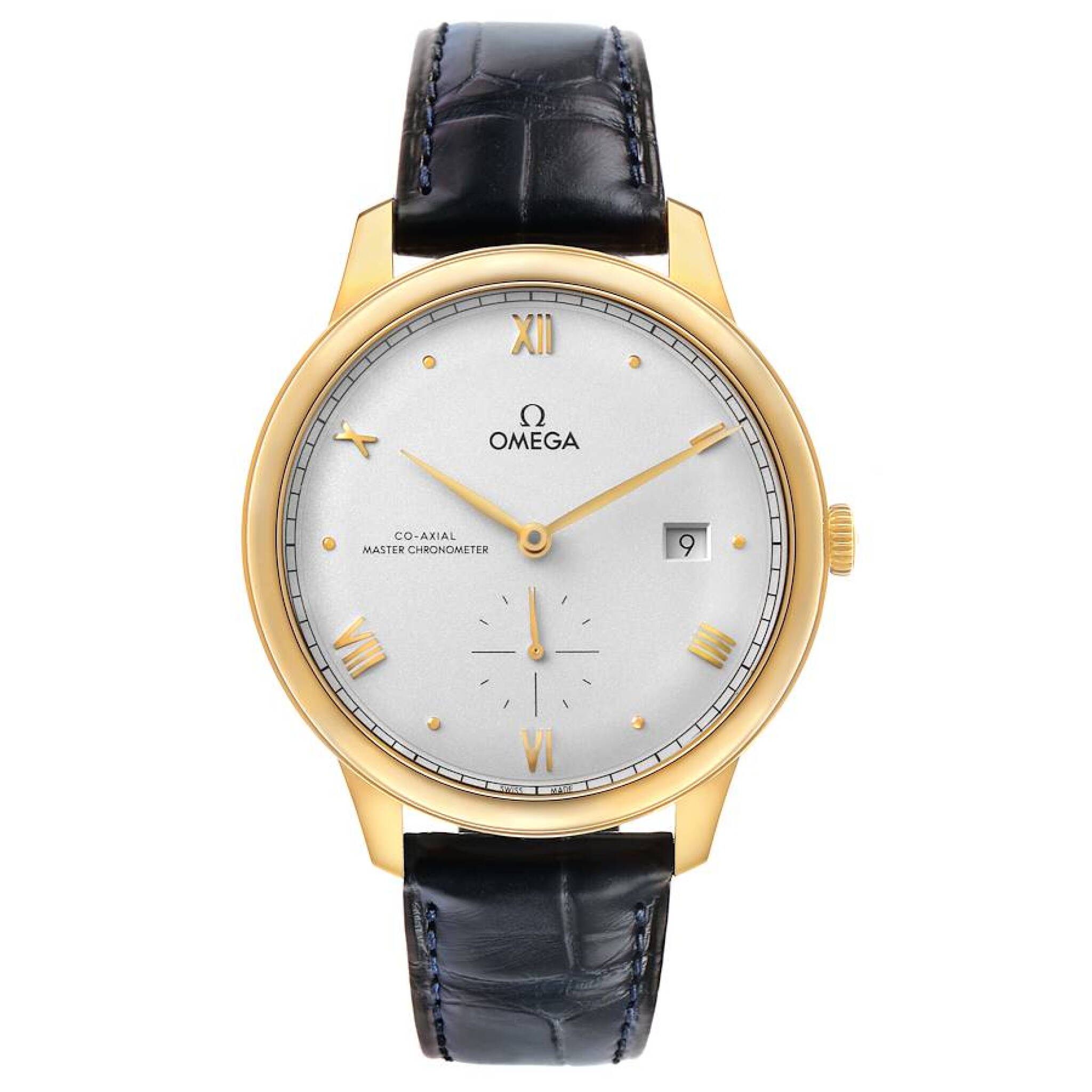 De Ville Prestige (Reference 434.53.41.20.02.001). A 41mm yellow gold automatic wristwatch with date. — view 1