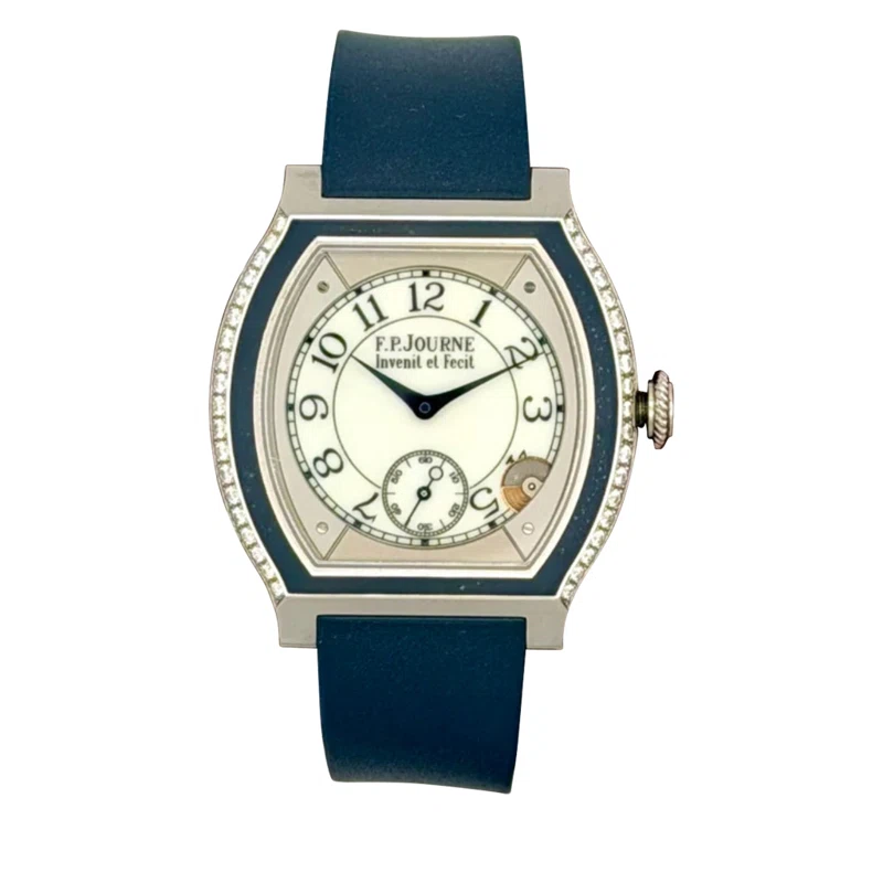 Élégante (Reference ELT). A 40mm titanium diamond-set quartz wristwatch. 2016