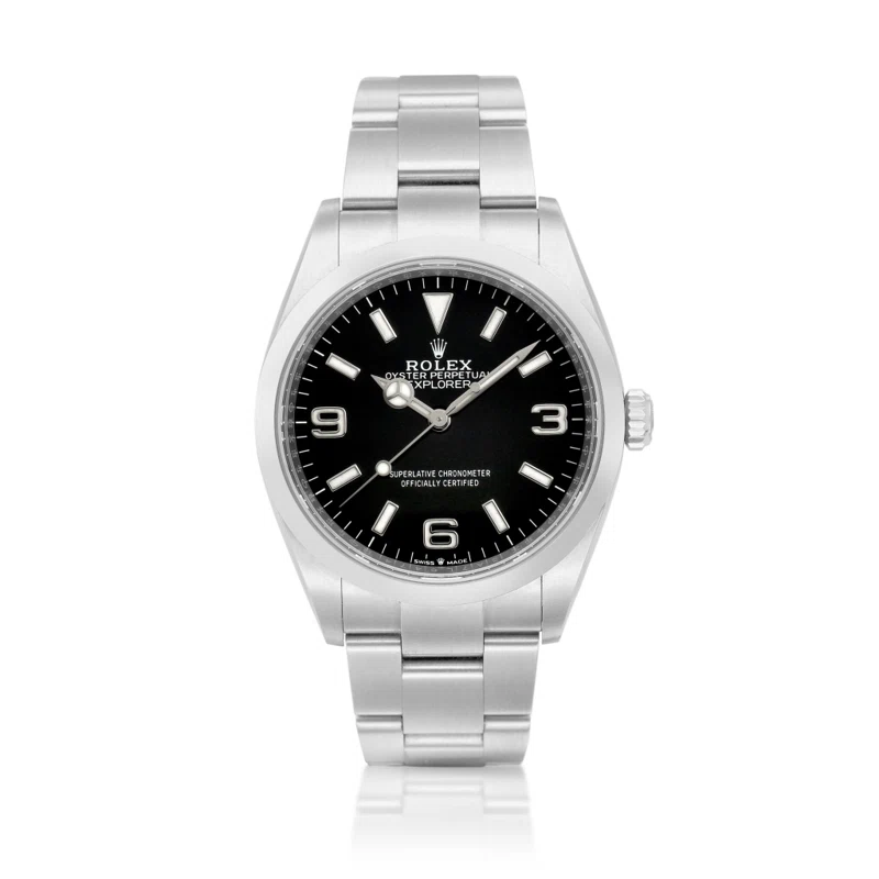 Explorer (Reference 124270). A 36mm stainless steel automatic wristwatch. 2024