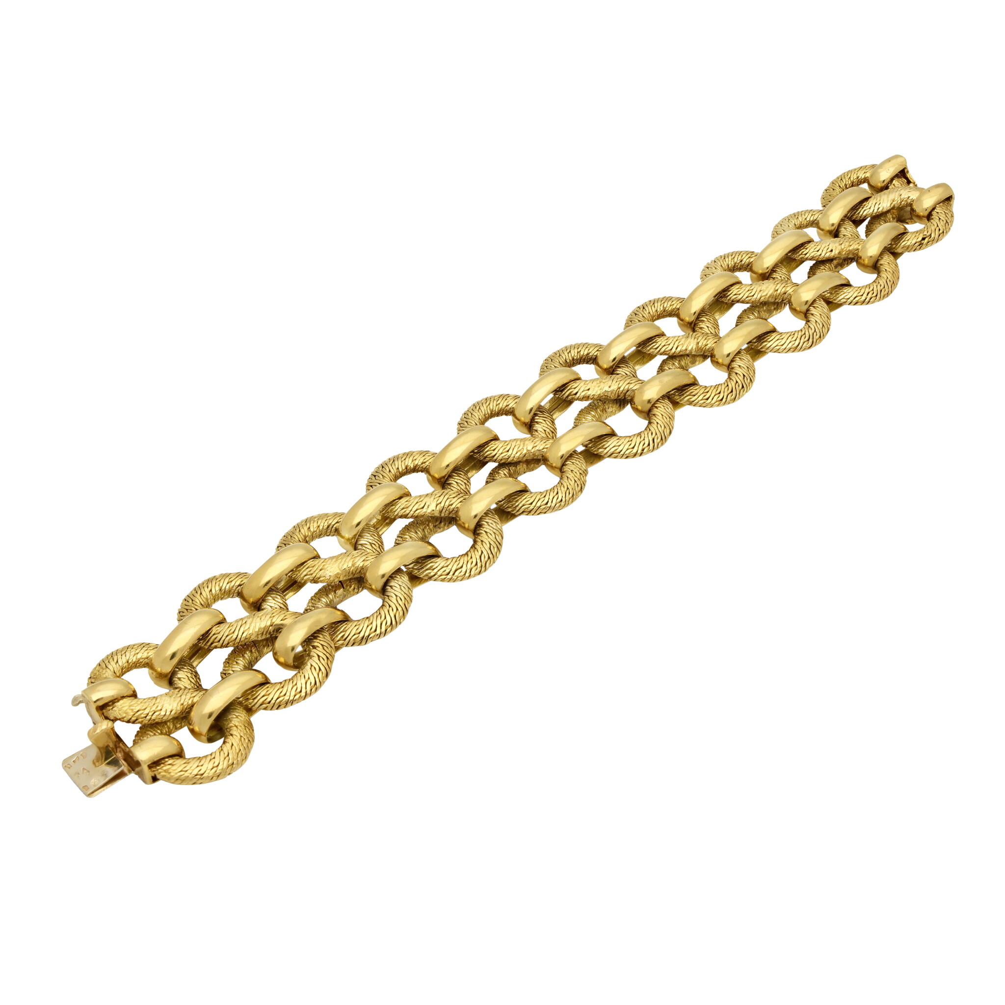 Vintage Gold Link Bracelet  — view 1