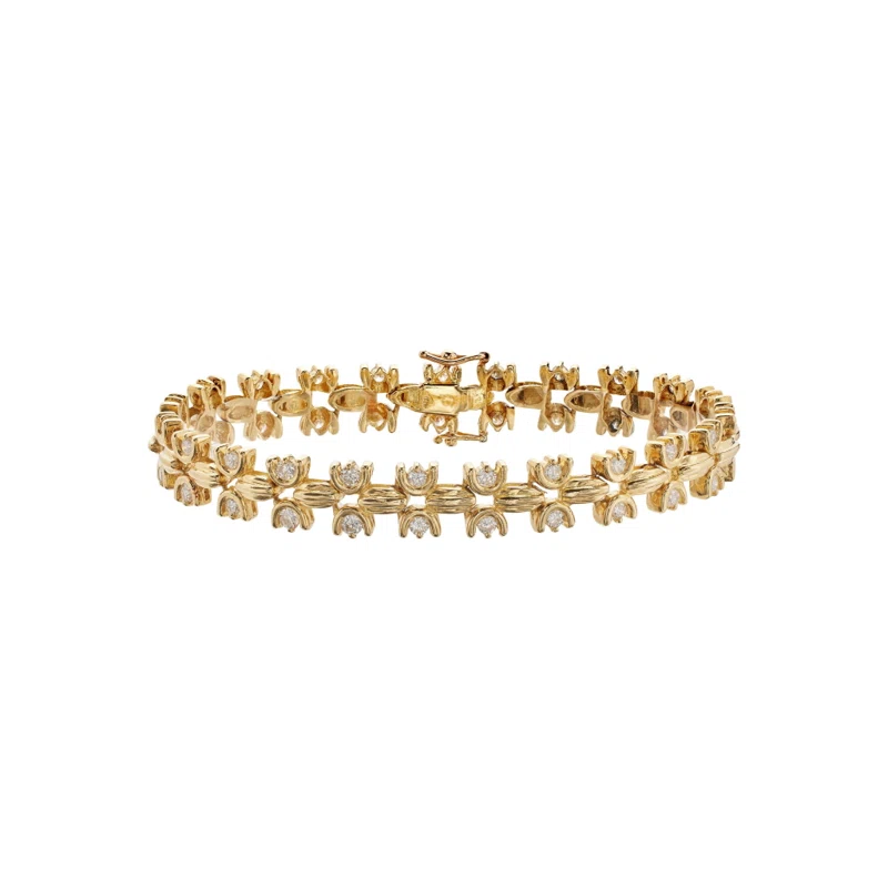 Gold and Diamond Bracelet