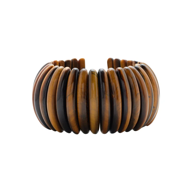 Gold and Tiger's Eye Quartz Bracelet