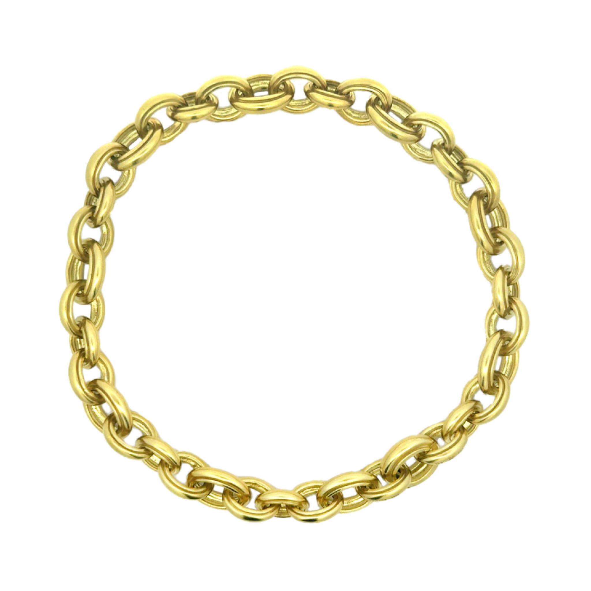 Gold Link Necklace — view 1