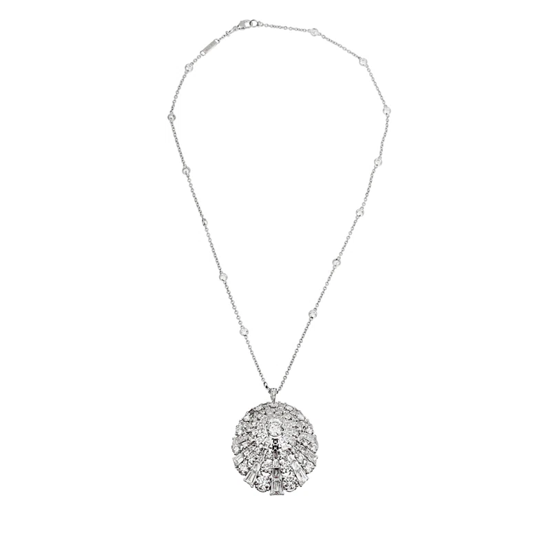 White Gold and Diamond Necklace