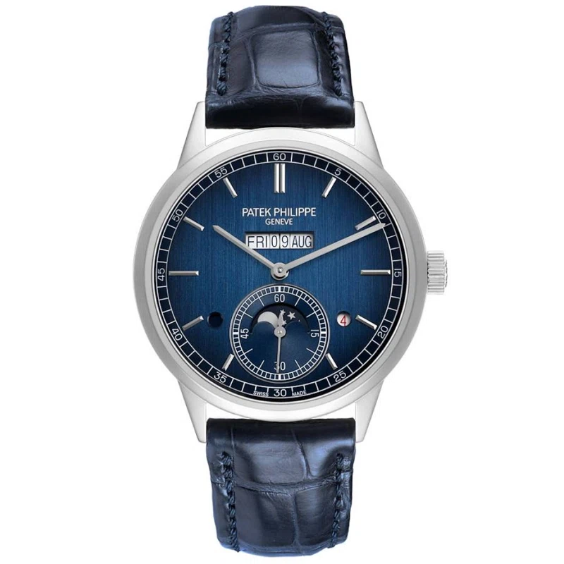 Grand Complications (Reference 5236P-001). A 41.3mm platinum automatic wristwatch with moon phase, day/night indicator, leap year, and perpetual calendar. 2023