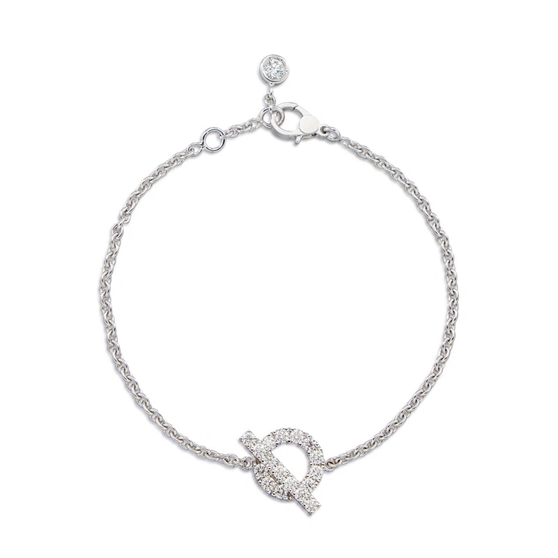 White Gold and Diamond Finesse Bracelet
