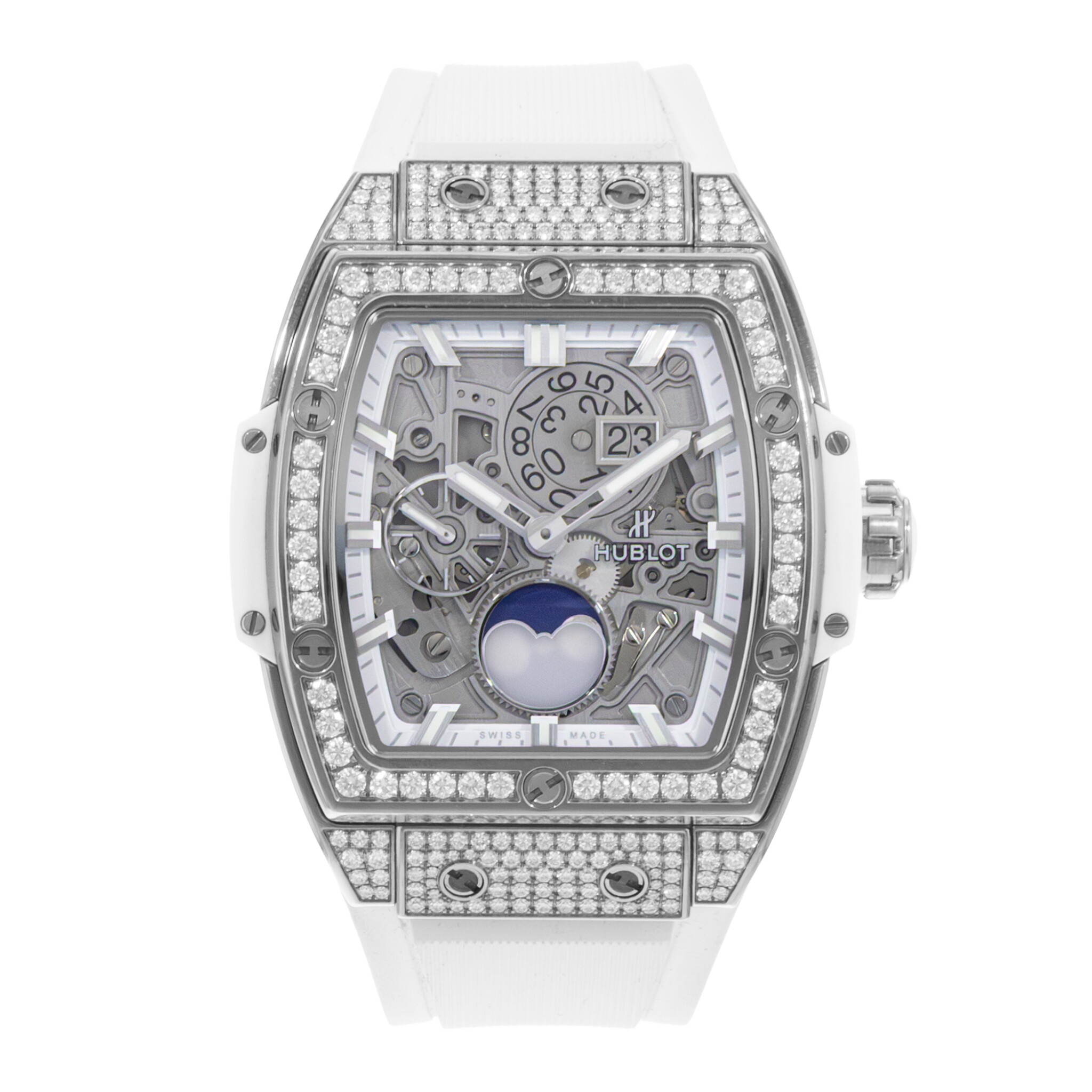Spirit of Big Bang (Reference 647.NE.2070.RW.1604). A 42mm titanium automatic wristwatch with date and moonphase.  — view 1