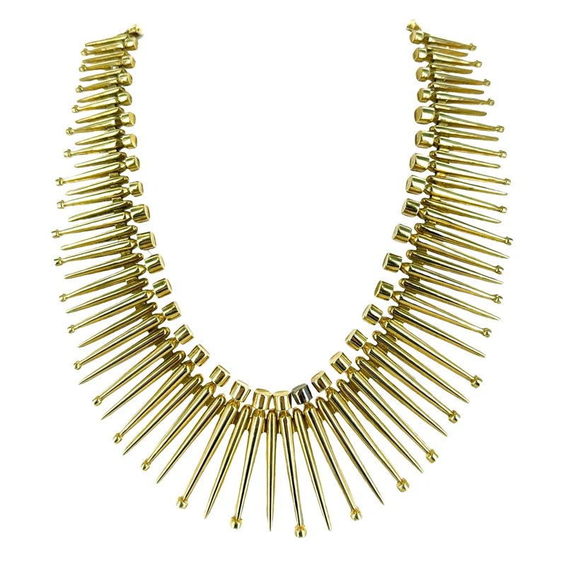 Vintage Gold Cleopatra Necklace