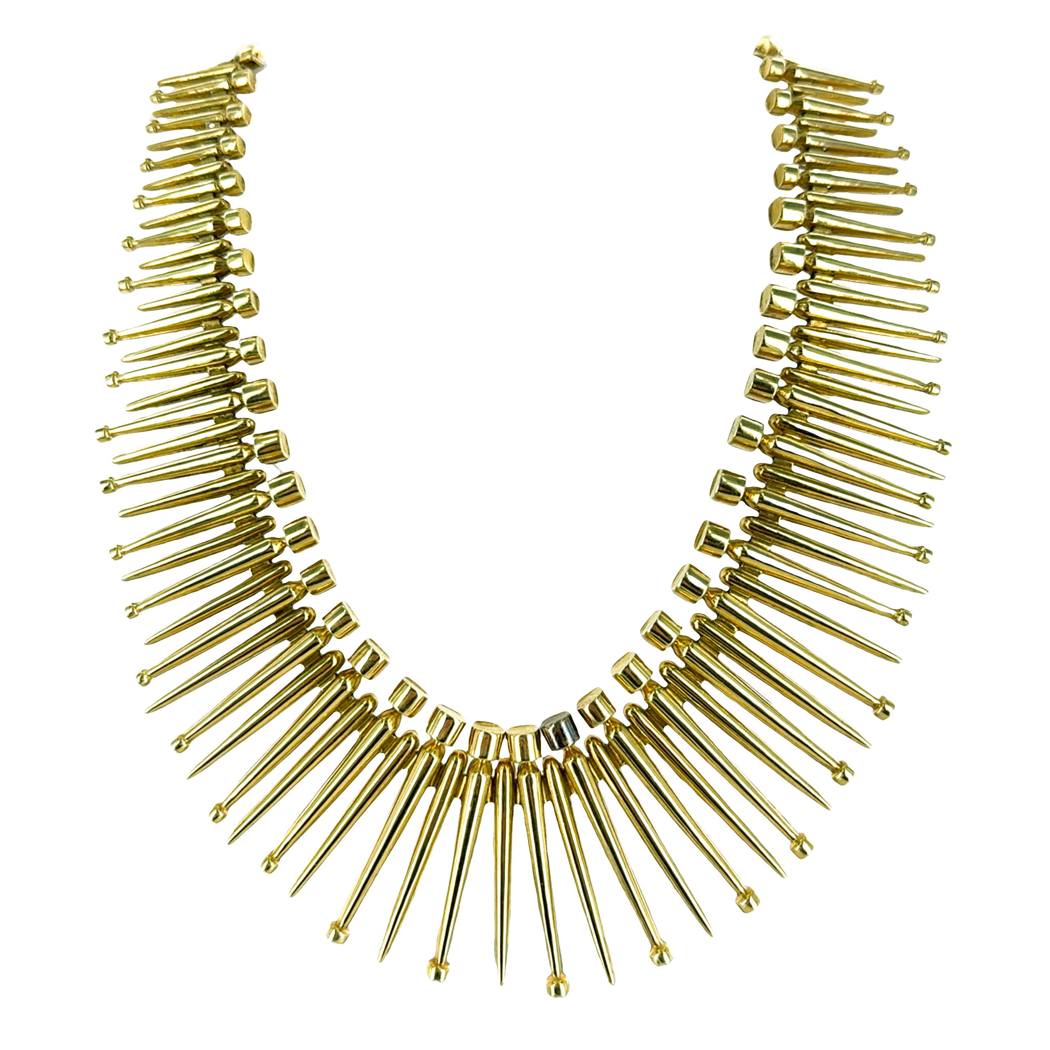 Vintage Gold Cleopatra Necklace — view 1