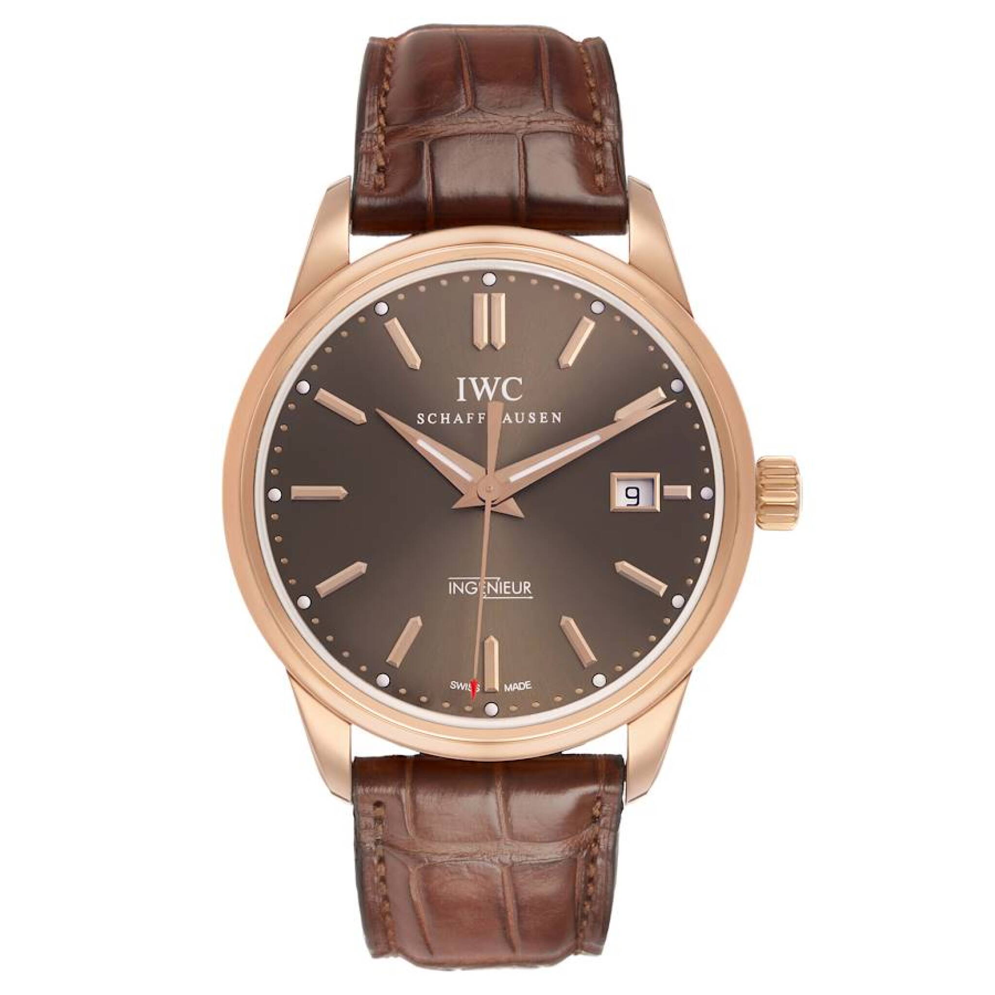 Ingenieur Boutique Edition (Reference IW323312). A 42.5mm rose gold automatic wristwatch with date. 2015 — view 1