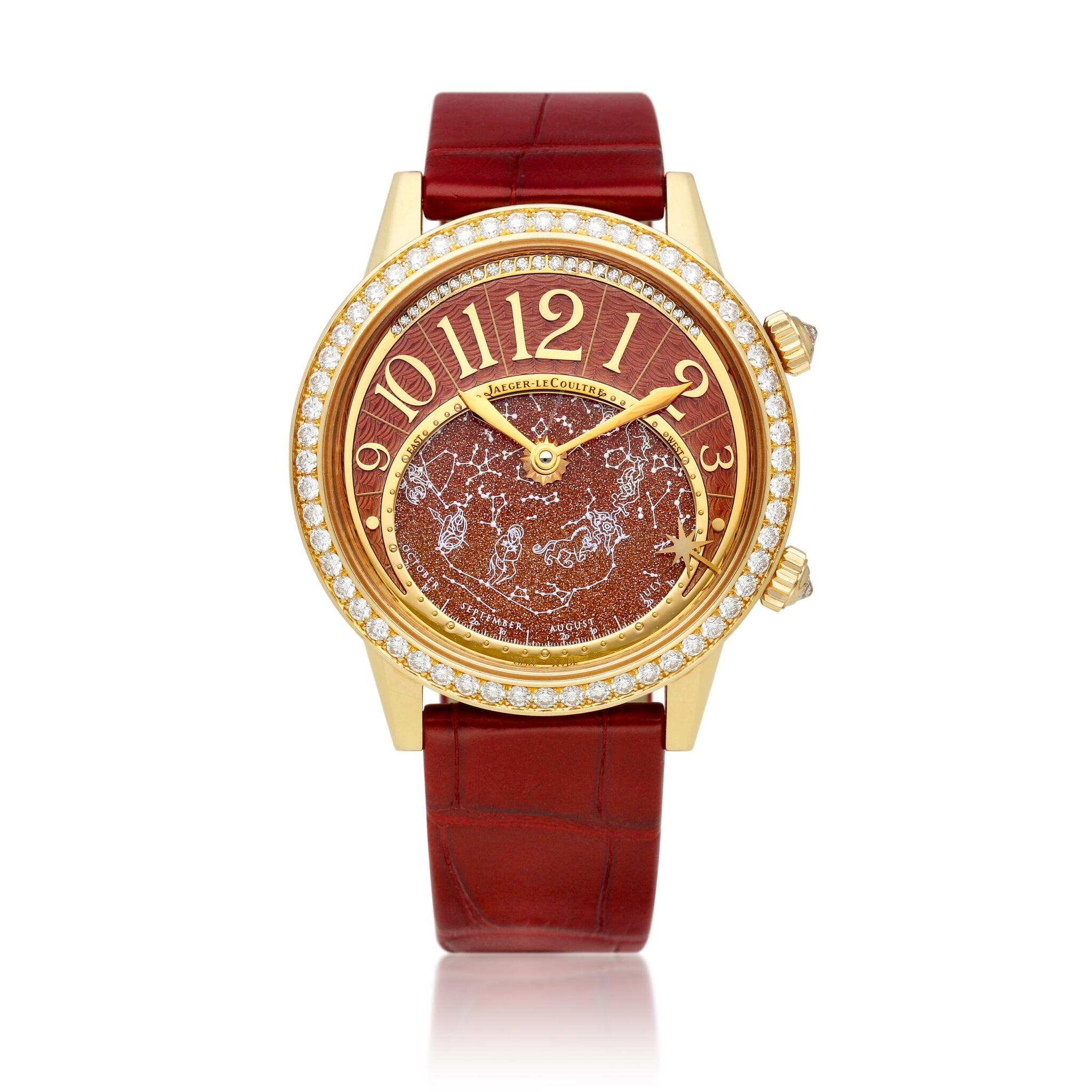 Rendez-Vous (Reference Q3482560). A 37.5mm rose gold diamond-set automatic wristwatch with celestial dial. 2015 — view 1