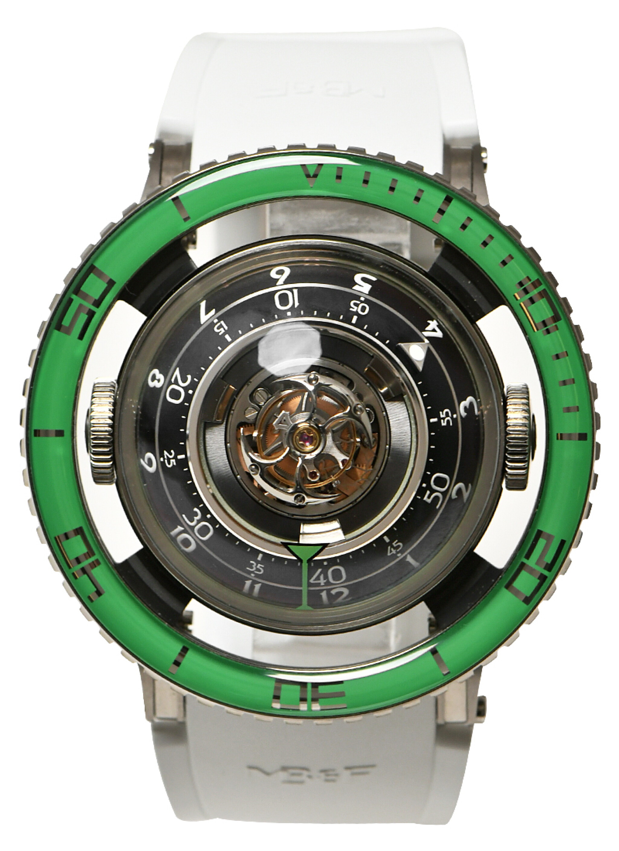 Horological Machine N°7 'Aquapod' (Reference 70.TGL.B). A 50mm titanium automatic wristwatch with tourbillon. 2022 — view 1