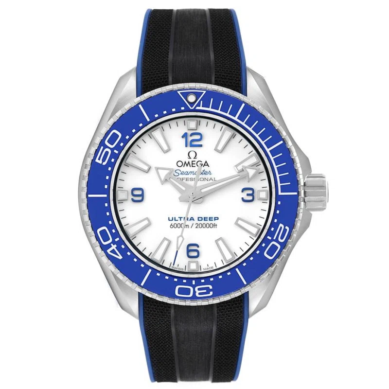 Seamaster Planet Ocean (المرجع 215.32.46.21.04.001). ساعة يد غير مستخدمة من الفولاذ المقاوم للصدأ بقطر 45mm، بحركة أوتوماتيكية.