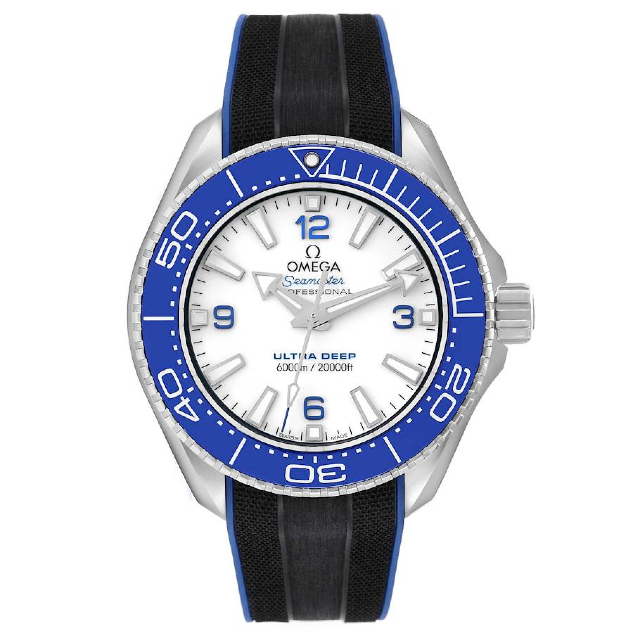 Seamaster Planet Ocean (Reference 215.32.46.21.04.001). A 45mm unworn stainless steel automatic wristwatch. — view 1