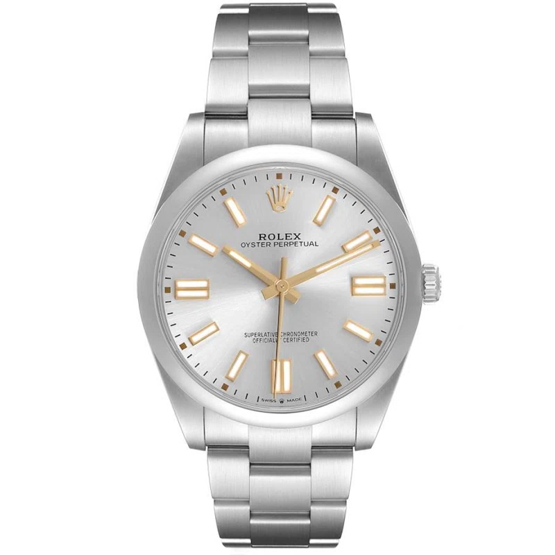 Oyster Perpetual (Reference 124300). A 41mm stainless steel automatic wristwatch. 2025