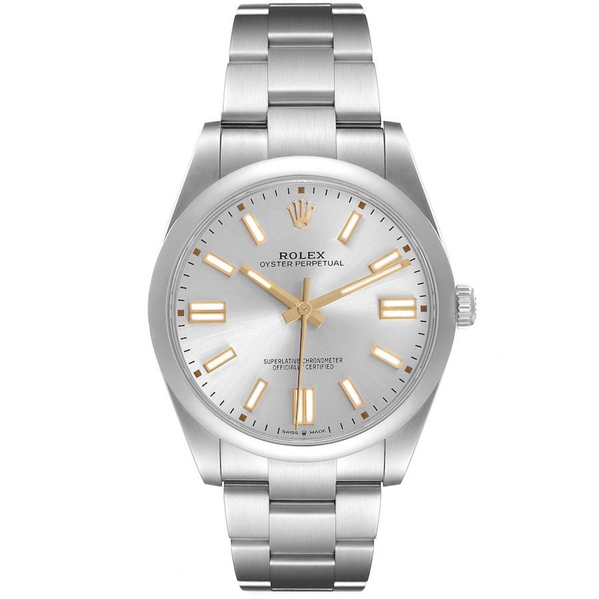 Oyster Perpetual (Reference 124300). A 41mm stainless steel automatic wristwatch. 2025 — view 1