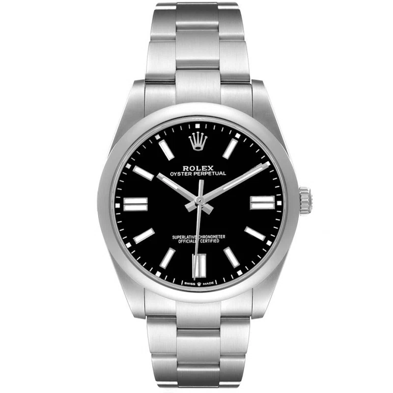 Oyster Perpetual (Reference 124300). A 41mm stainless steel automatic wristwatch. 2024