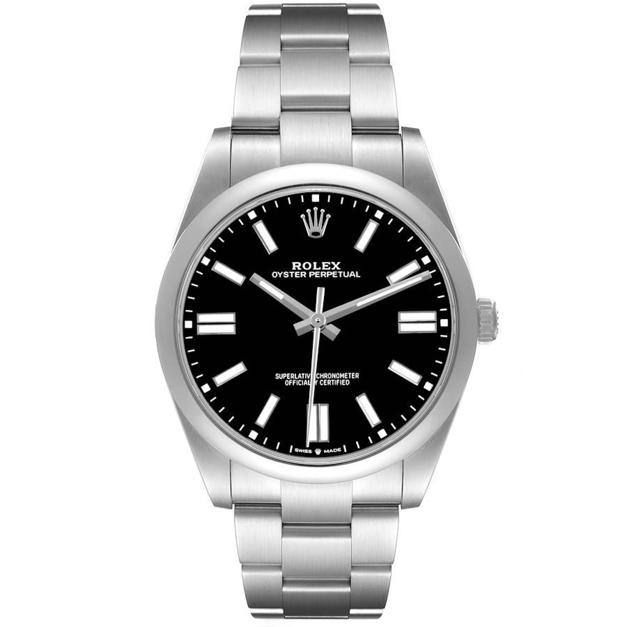 Oyster Perpetual (Reference 124300). A 41mm stainless steel automatic wristwatch. 2021 — view 1