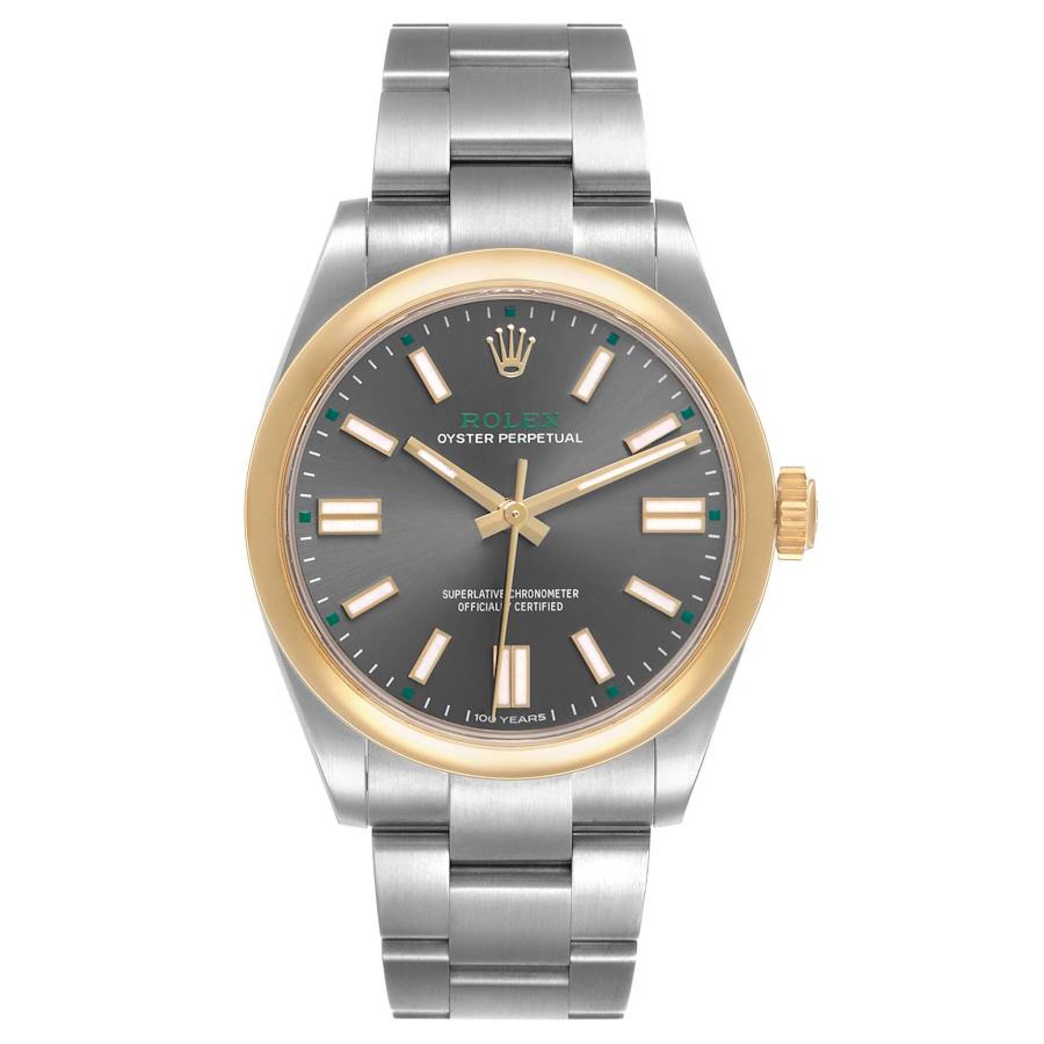 Oyster Perpetual 100th Anniversary (Reference 134303). A 41mm unworn yellow gold stainless steel automatic wristwatch. 2026 — view 1