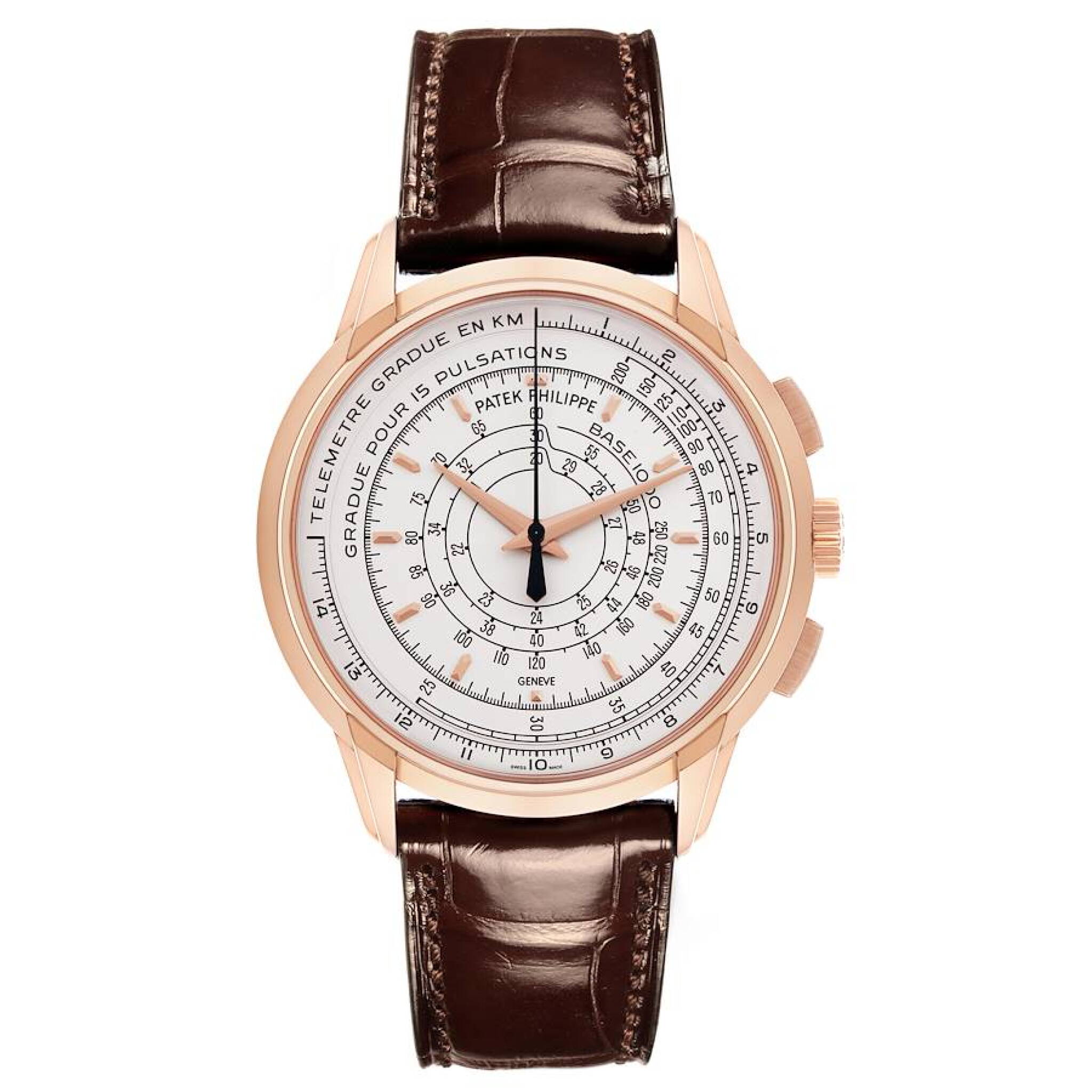 175th Anniversary Multi-Scale (Reference 5975R-001). A 40mm rose gold automatic wristwatch with chronograph. 2016 — view 1