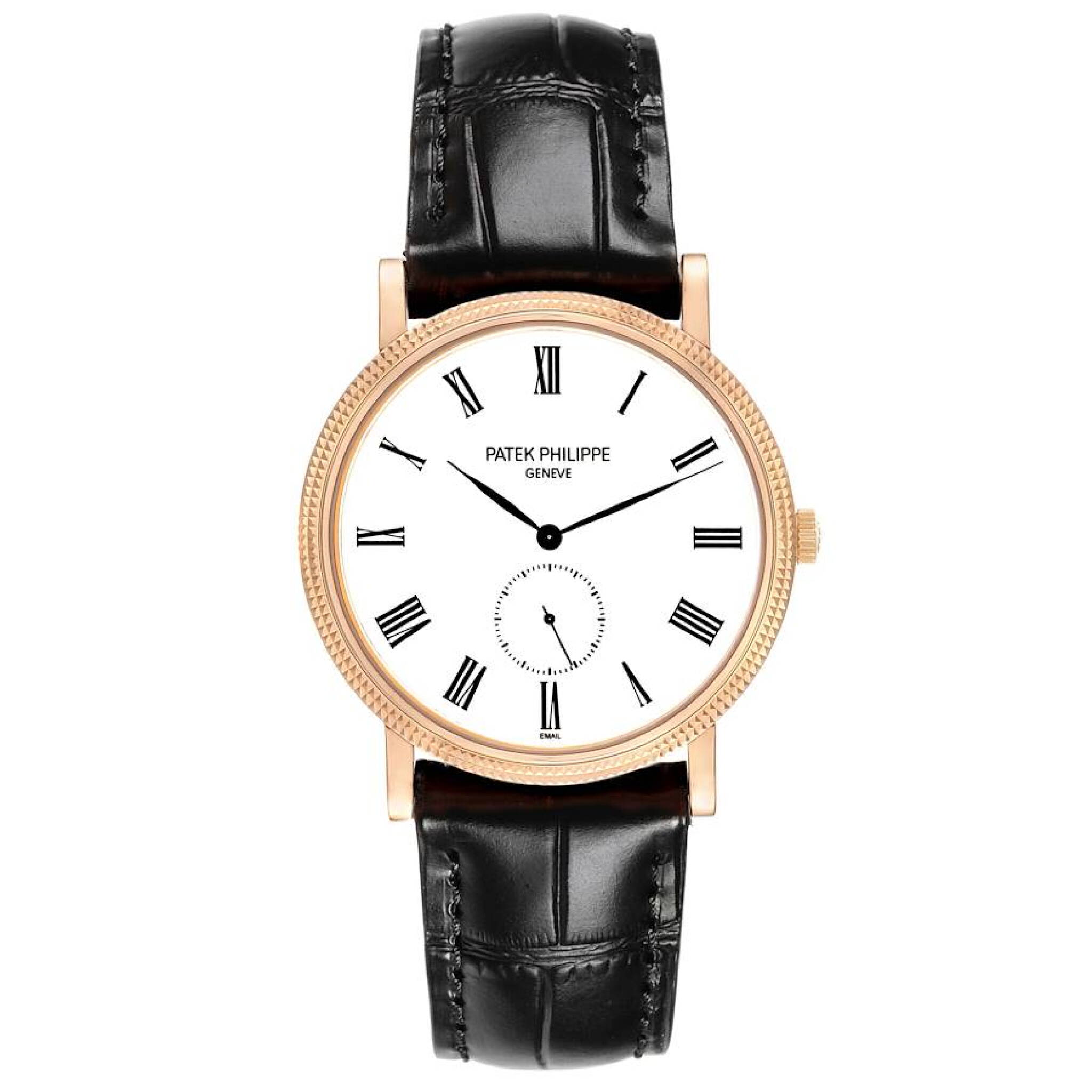 Calatrava (Reference 5116R-001). A 36mm rose gold manual wind wristwatch. — view 1