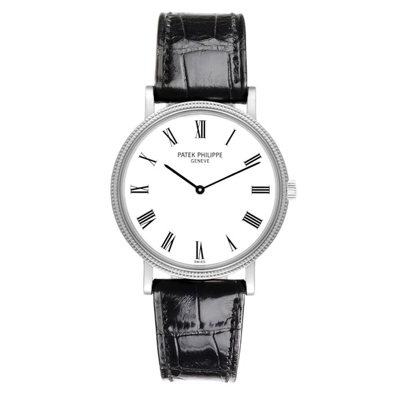 Calatrava (Reference 5120G-001). A 35mm white gold automatic wristwatch. 2004